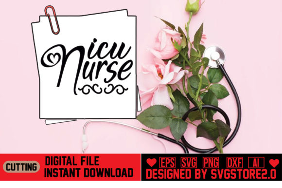 Icu Nurse Graphics and Crafts